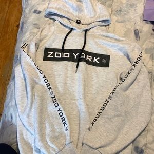 Light grey Zoo York hoodie